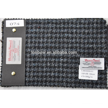 tecido de tweed scotland largura nomal em design houndstooth